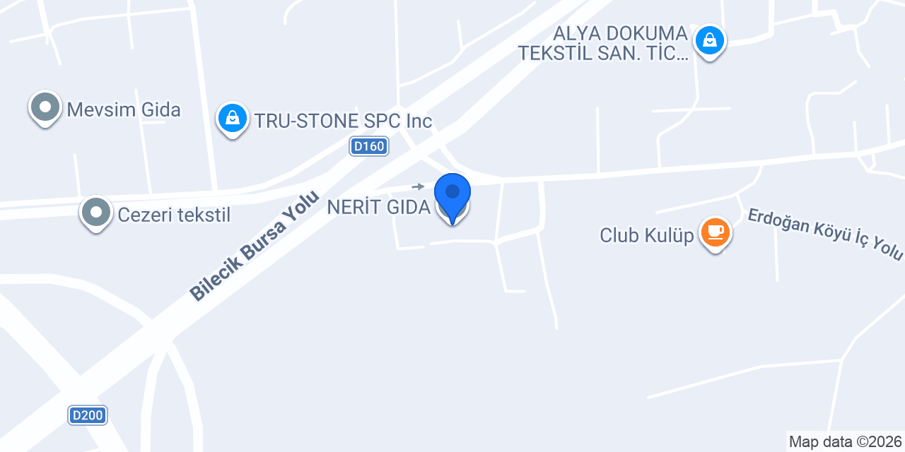 NERİT GIDA konumu