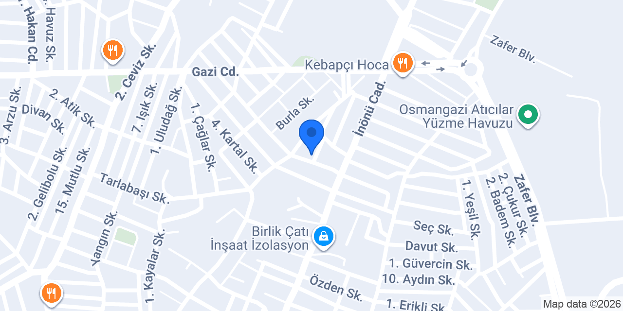 Seç Teknik Doğalgaz konumu