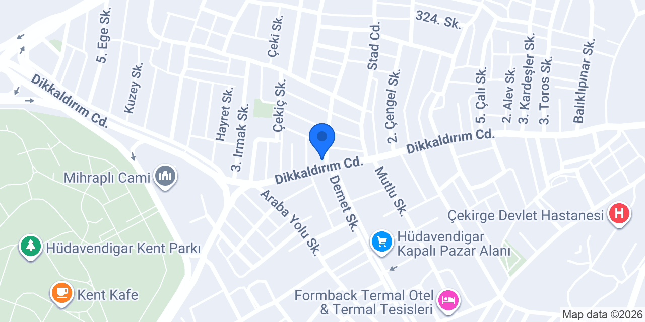 Dikkaldırım Metin Çilingir konumu