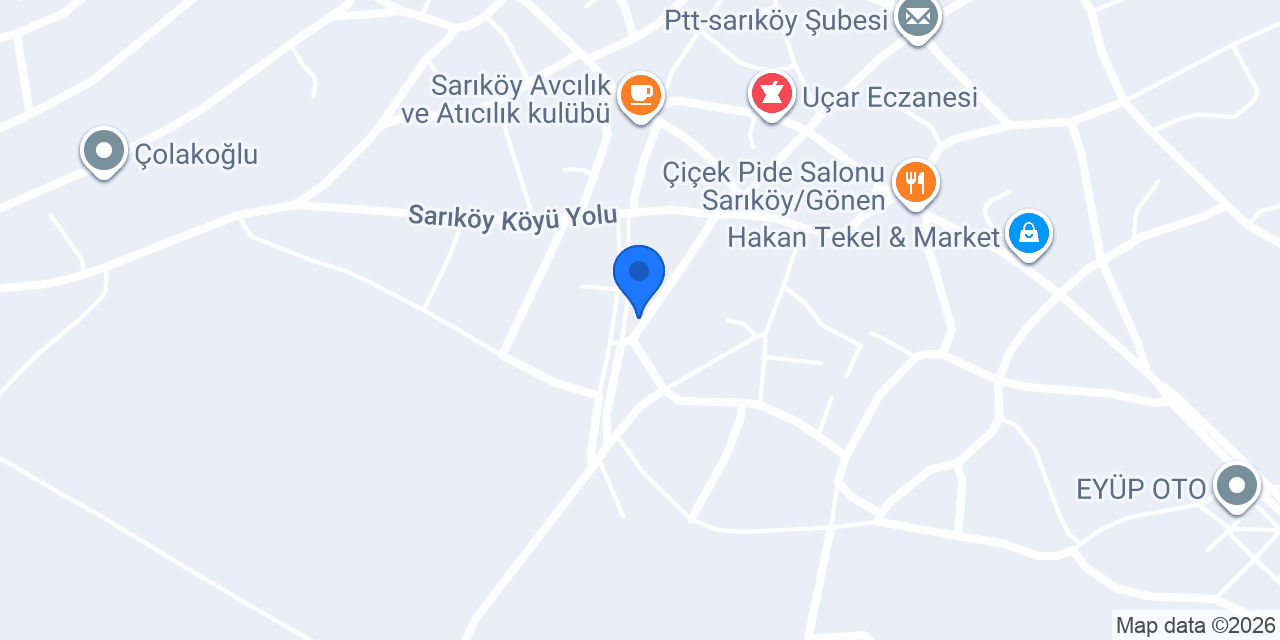 Sarıköy Tarım Ürünleri konumu