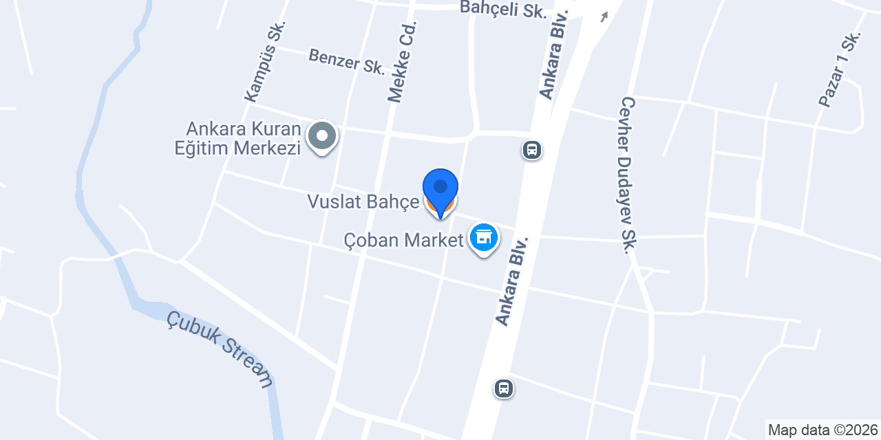 Vuslat Bahçe konumu