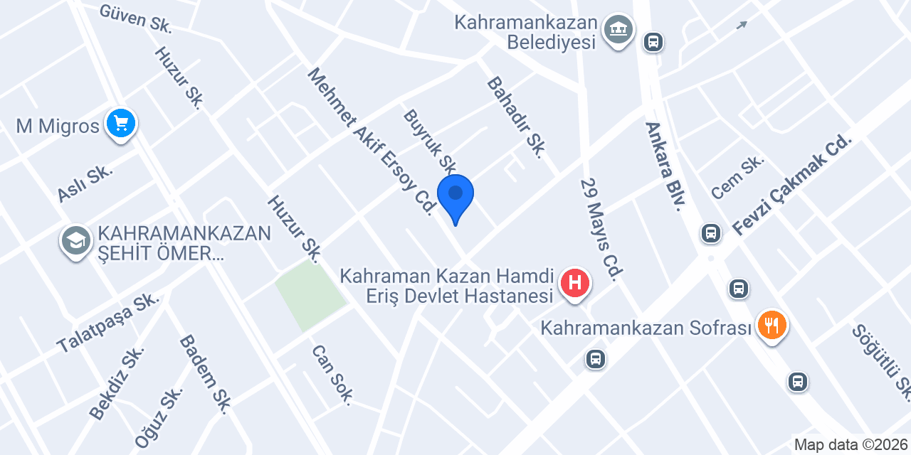 Marifet Kasap Et Tavuk konumu
