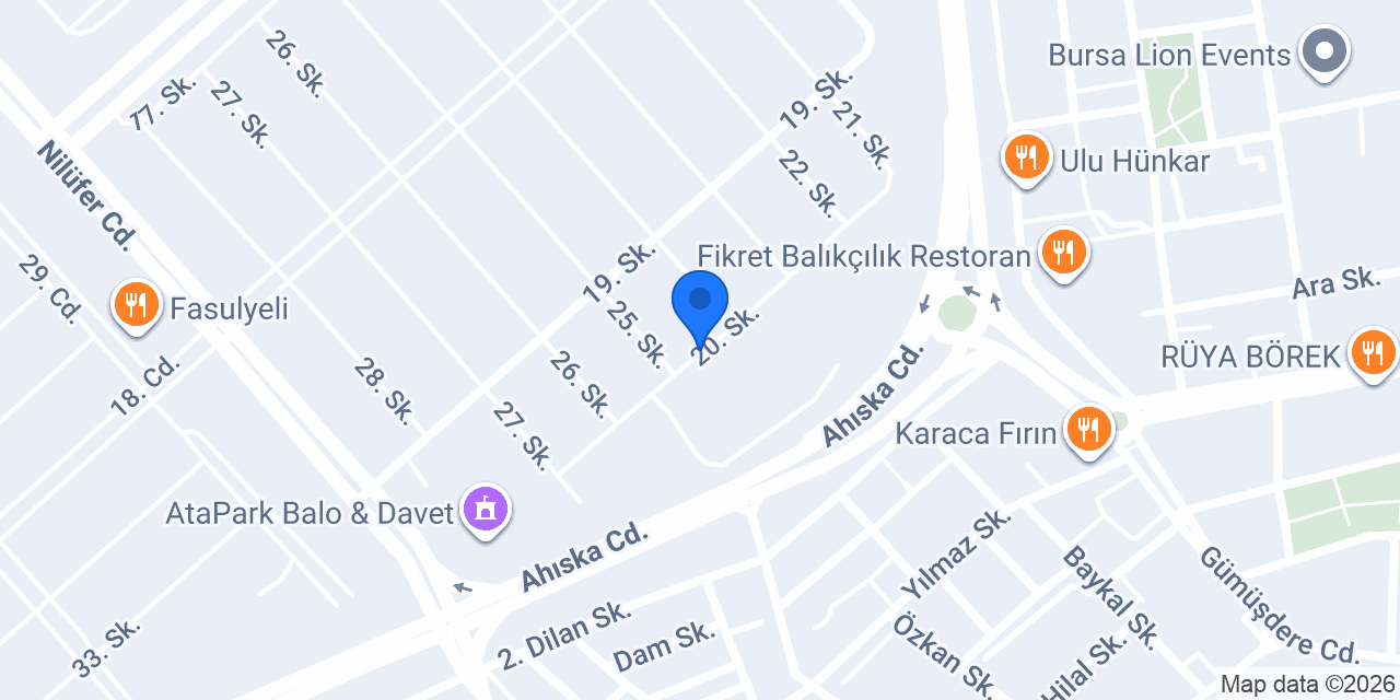 Uyumsal Döküm Sanayi konumu