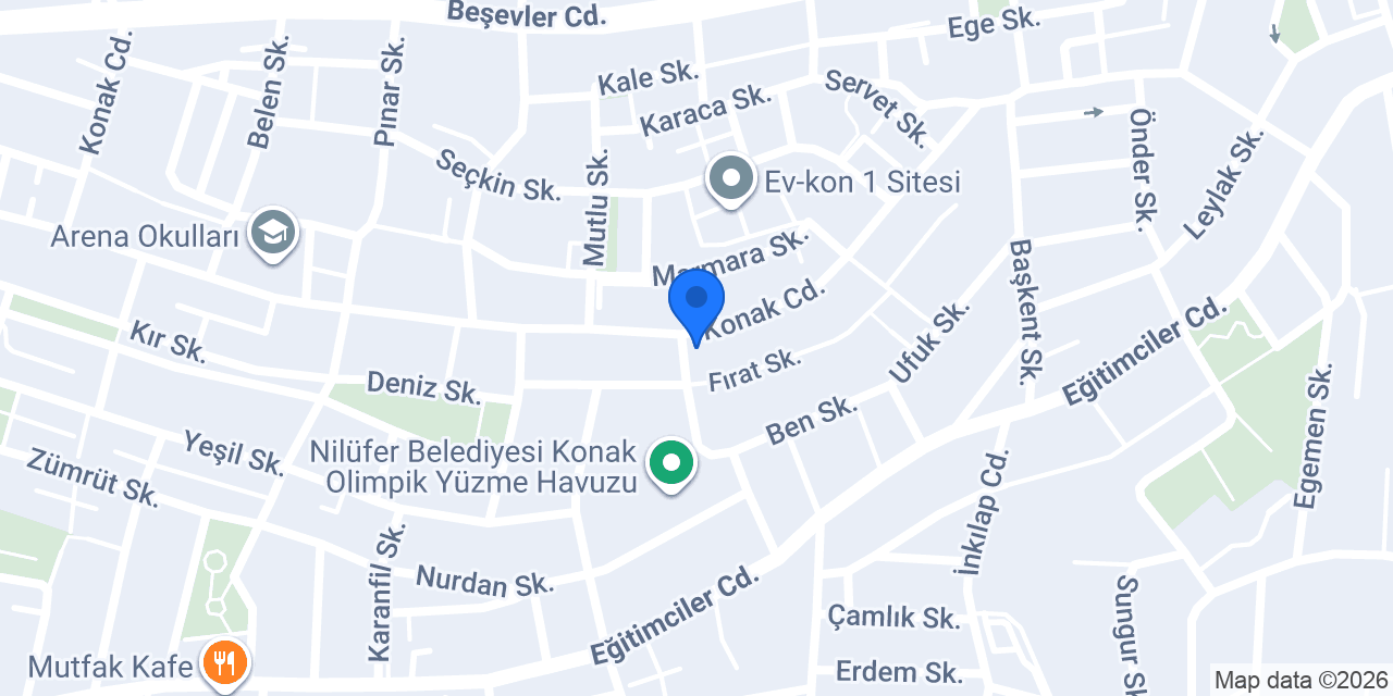Kio Tasarım konumu