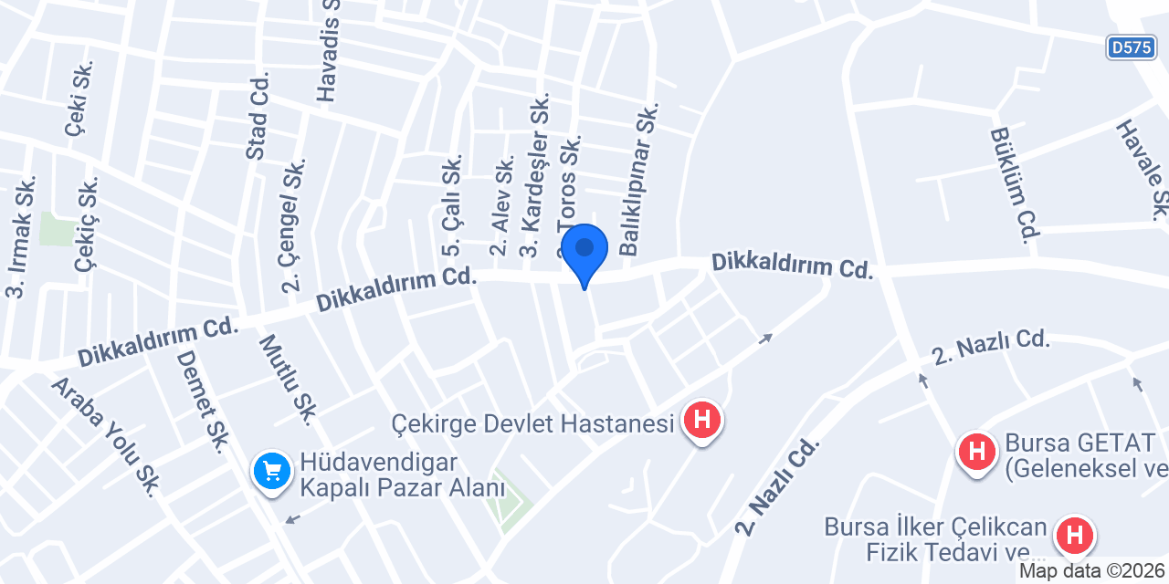 Dikkaldırım Eczanesi konumu