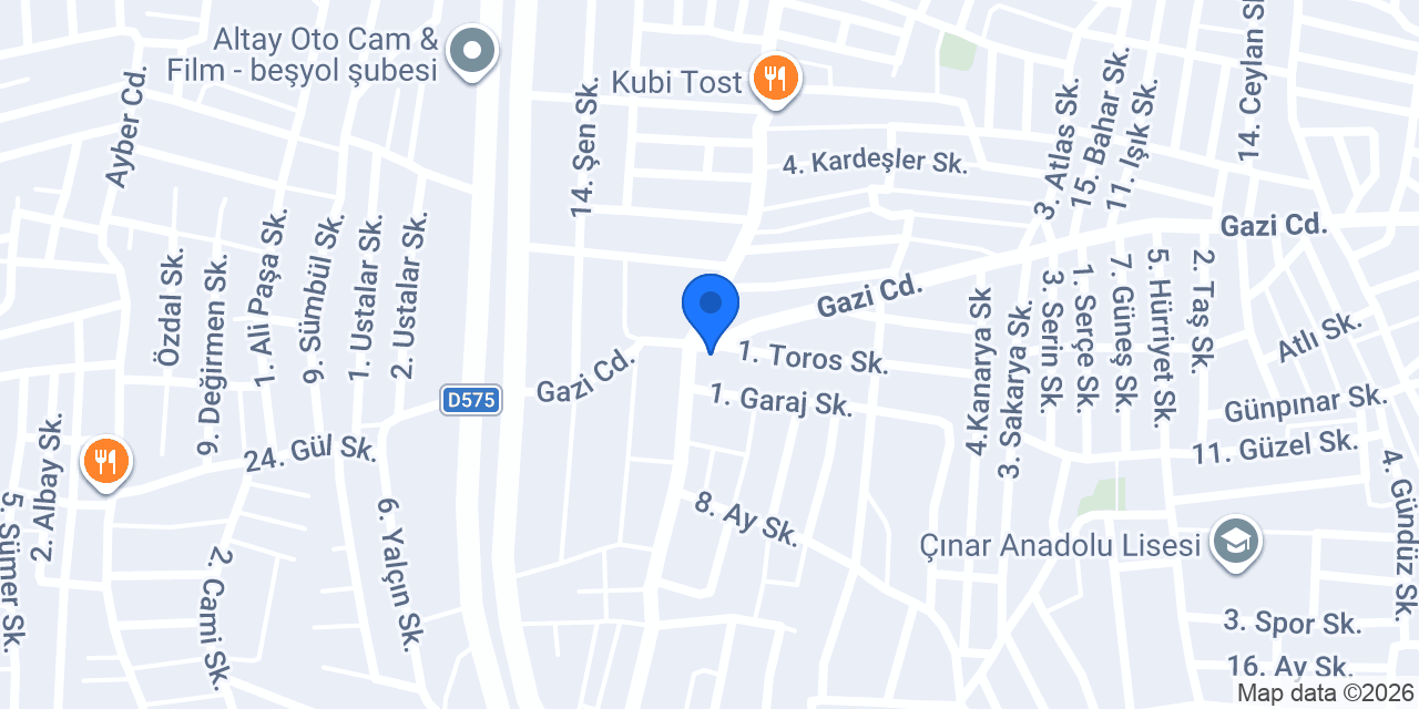 MUP BURSA konumu