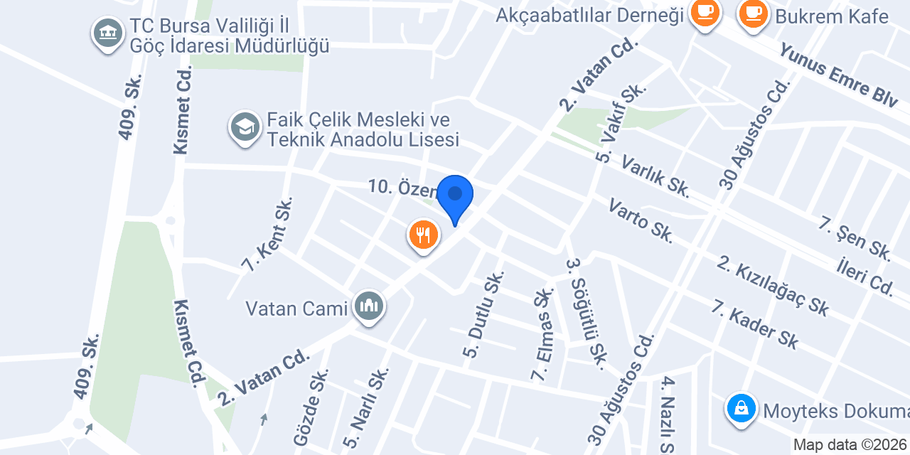 Dondi Dondurma konumu