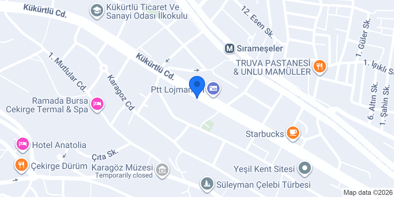 Kükürtlü Emlak Bursa konumu