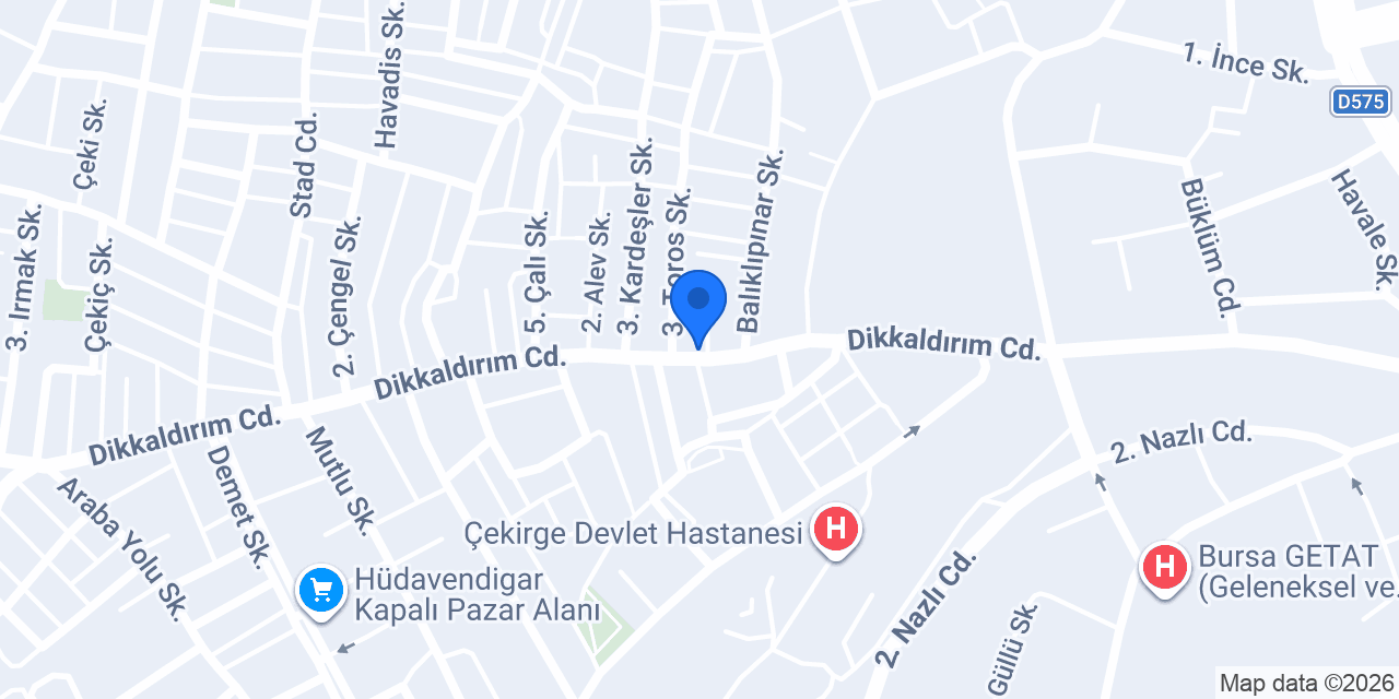 Uzm. Dr. Handan İlkdoğan konumu