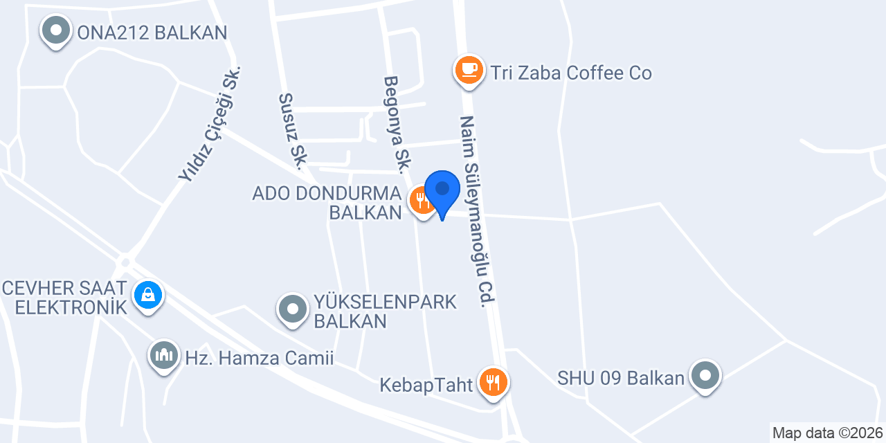 Bülent Börekçilik Bursa Nilüfer Balkan konumu