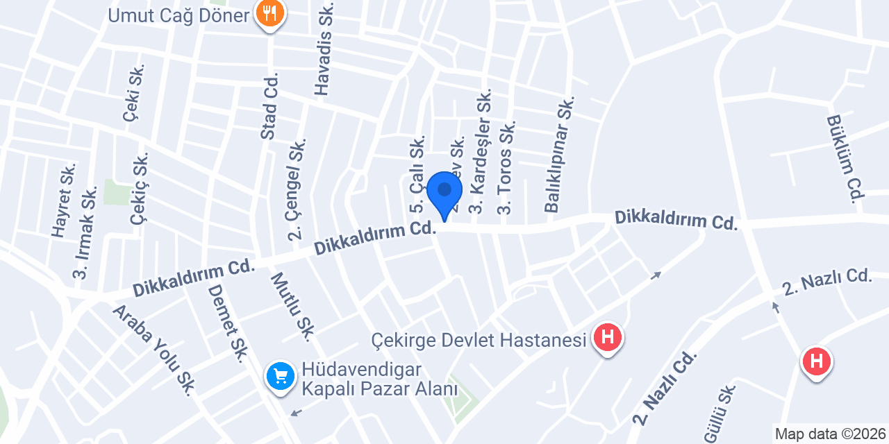 Yedi Başak Börek konumu