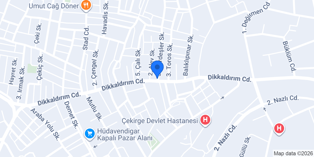 Susam Ağacı konumu