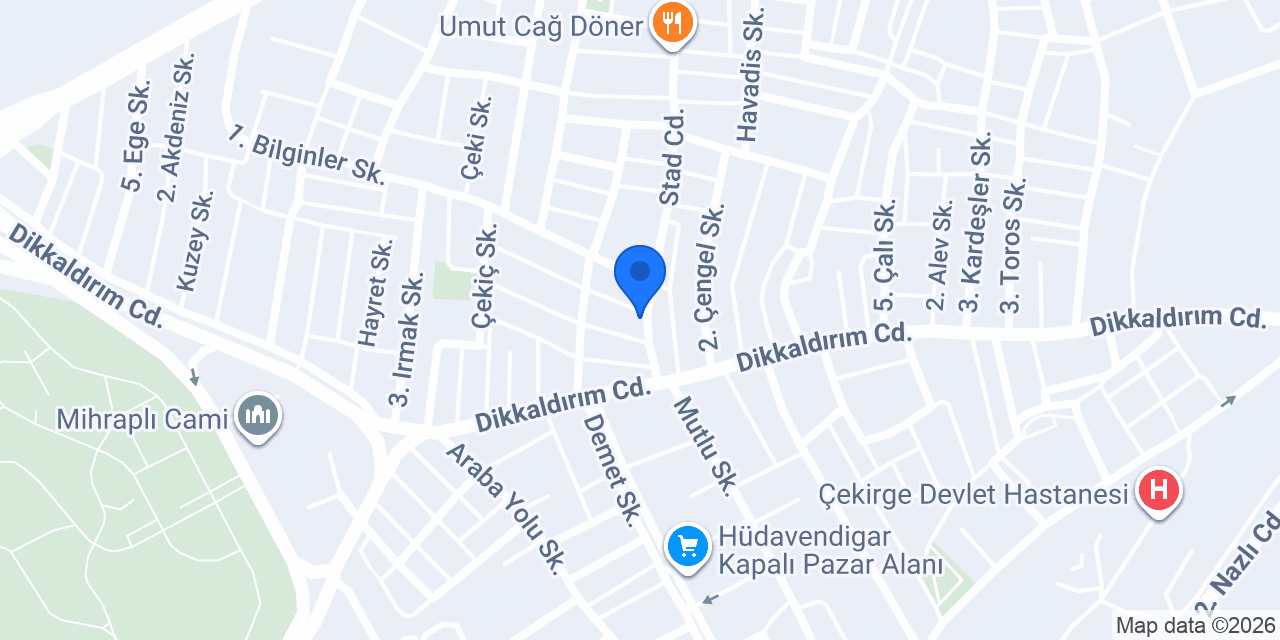 Merdan Et Maket konumu