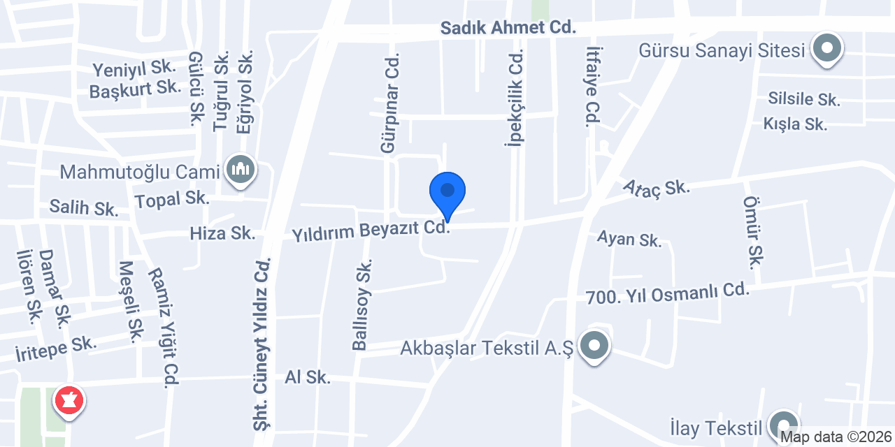 Beyhan Textile konumu
