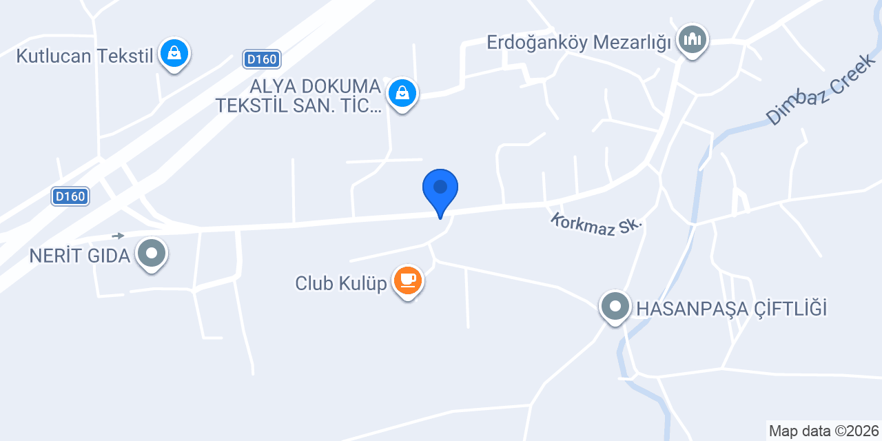 Bek Endüstriyel Kapı konumu