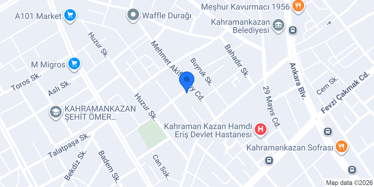 Eroğlu Erkek Kuaförü konumu