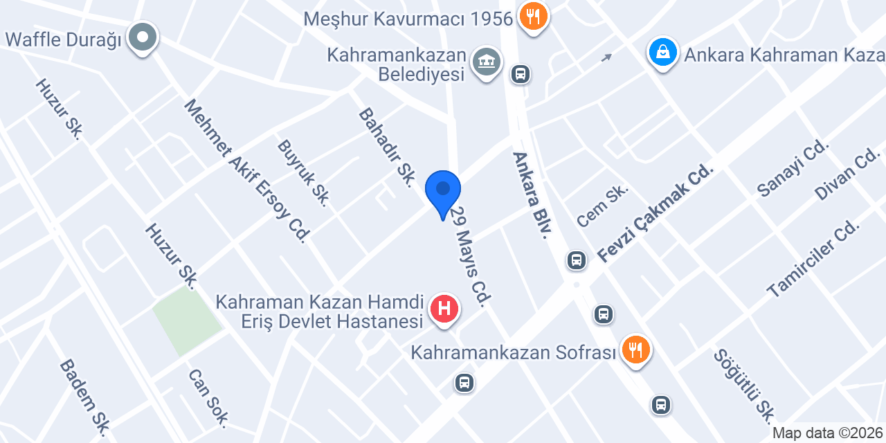Müjgan DEMİR Diş Kliniği konumu