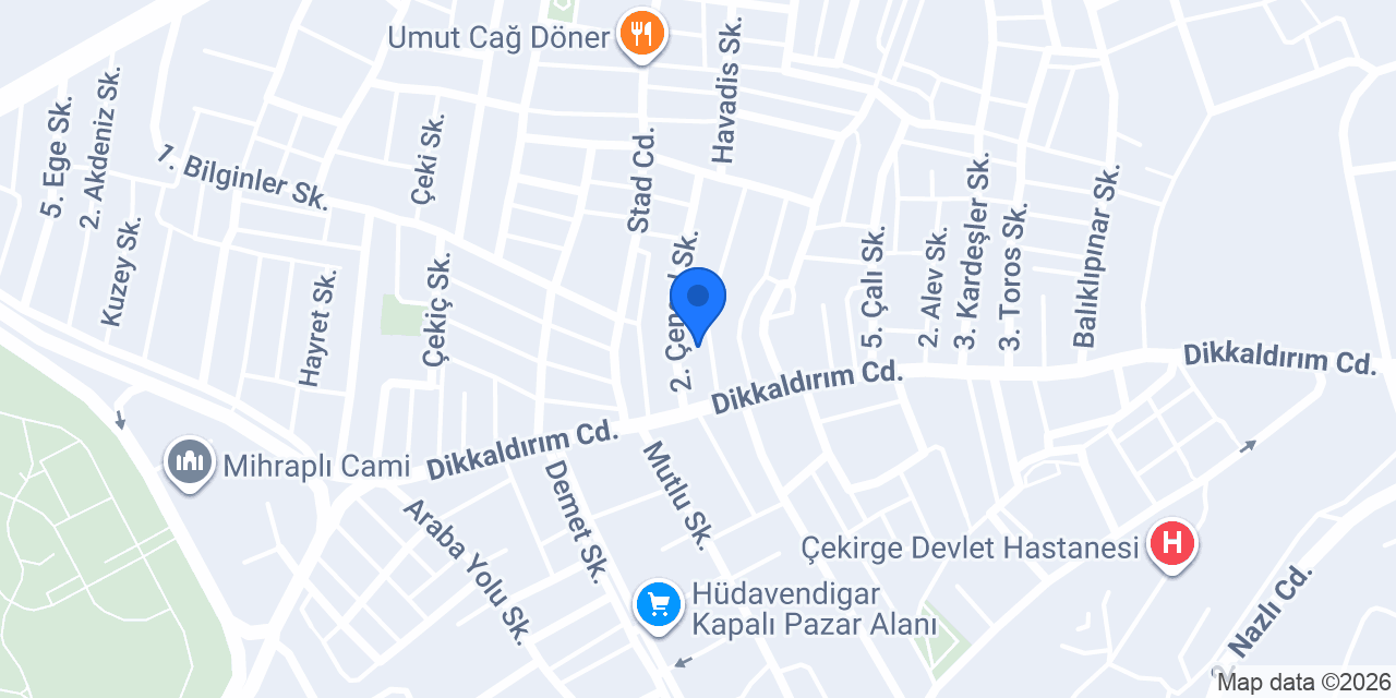 Bursa Davetiyecisi konumu