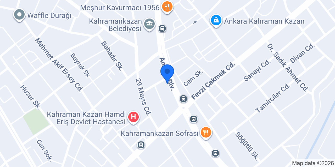 ERKILIÇ EMLAK KAZAN konumu