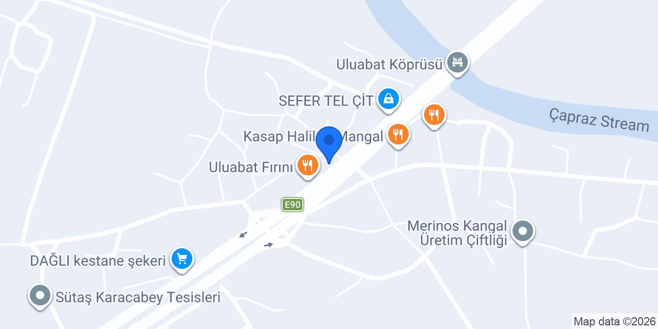 Tolga Tekel Bayii Uluabat konumu