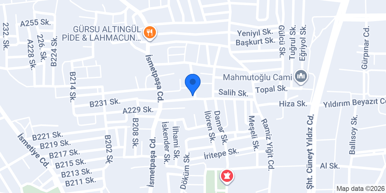 Massif Dekorasyon Mobilya imalat konumu
