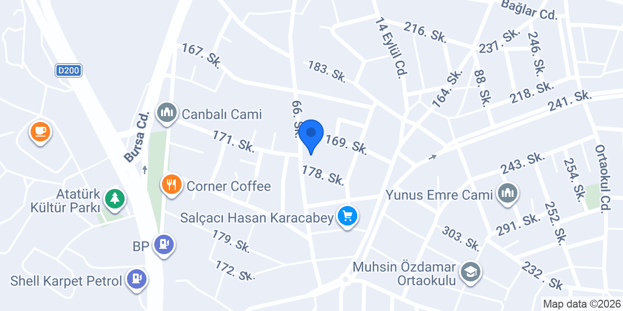 Ceylan Eczanesi konumu