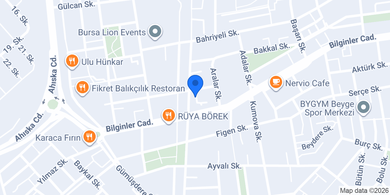 Mekan Kafe konumu
