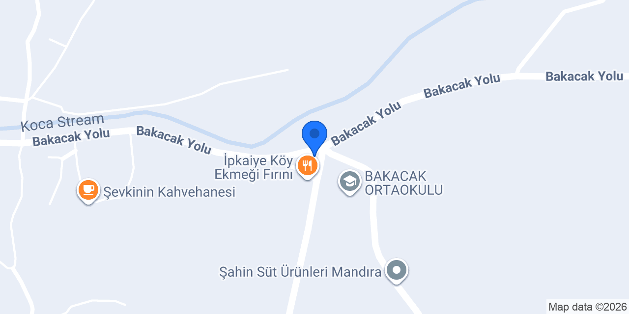 Bakacak Sağlık Evi konumu