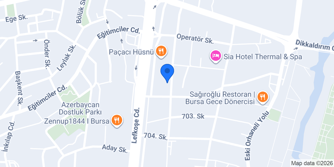 My Gym Bursa konumu