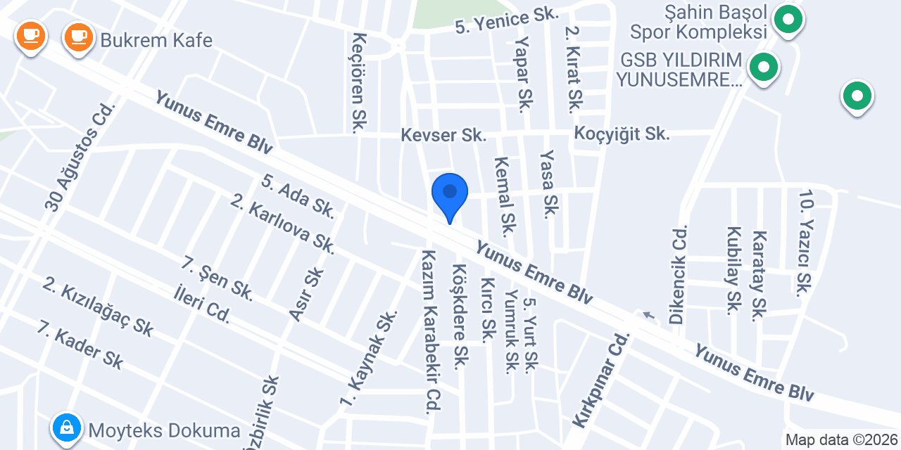 İsmail Güneş Cafe konumu