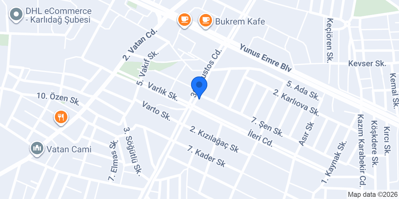 Rentcom Araç Filo Kiralama konumu