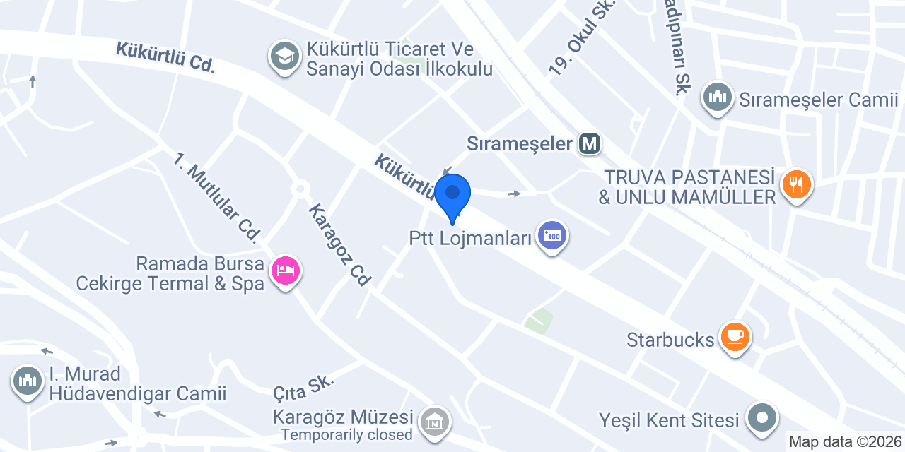 SBA Hukuk Bürosu - Bursa konumu