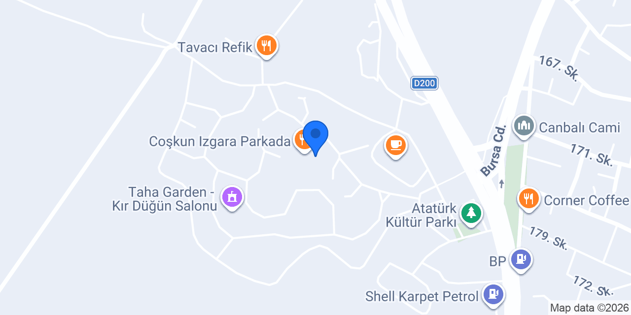 Coşkun Izgara Parkada konumu