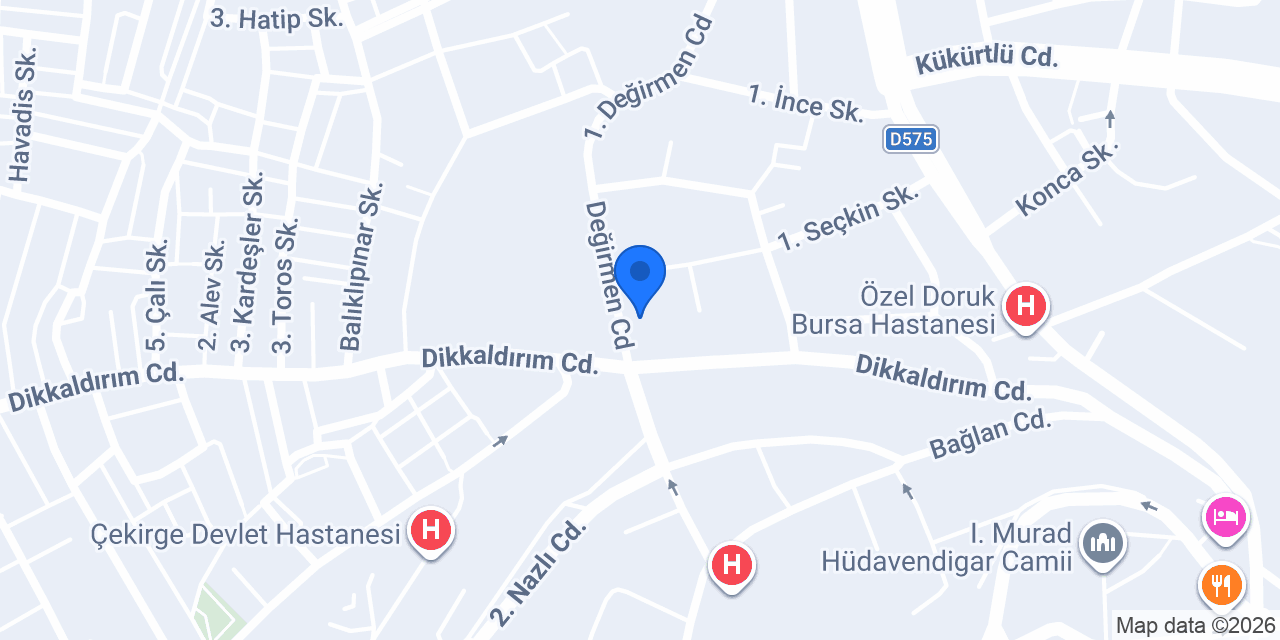 Mert Medikal Ortopedi konumu