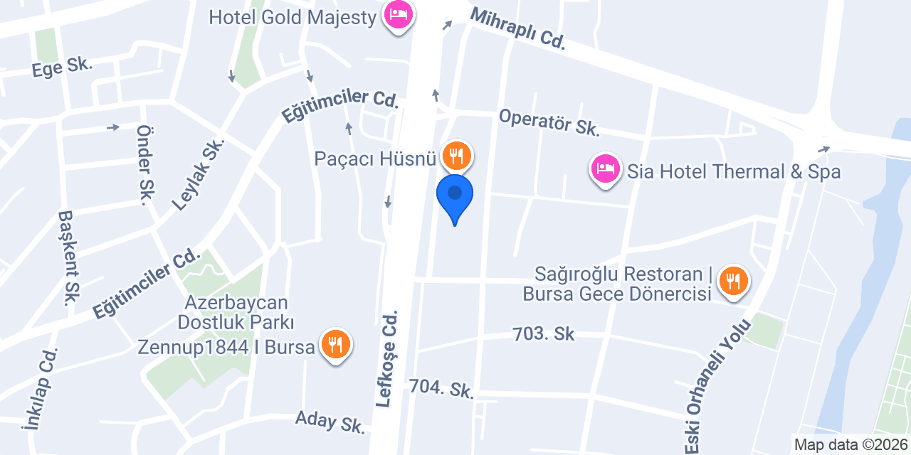 Bayam Hukuk Ofisi konumu