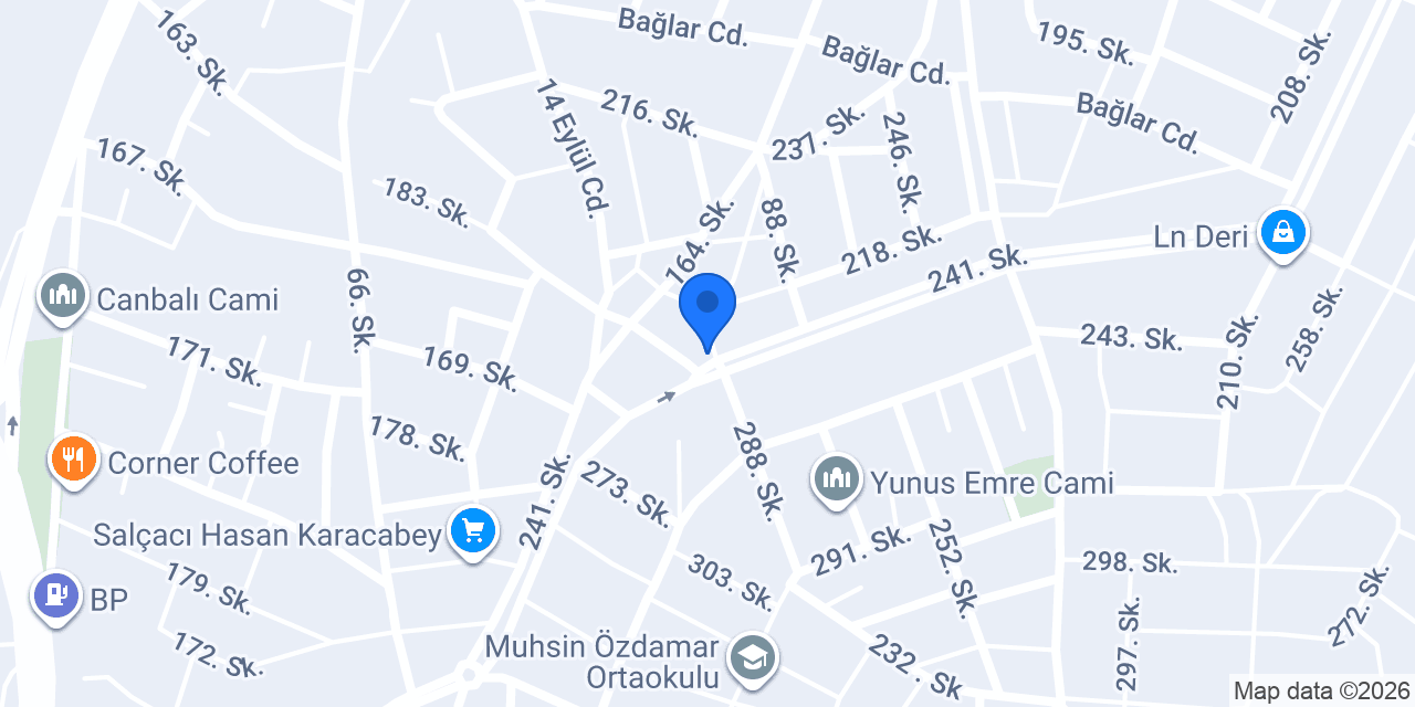 7 Nolu Canbalı Aile Sağlığı Merkezi konumu
