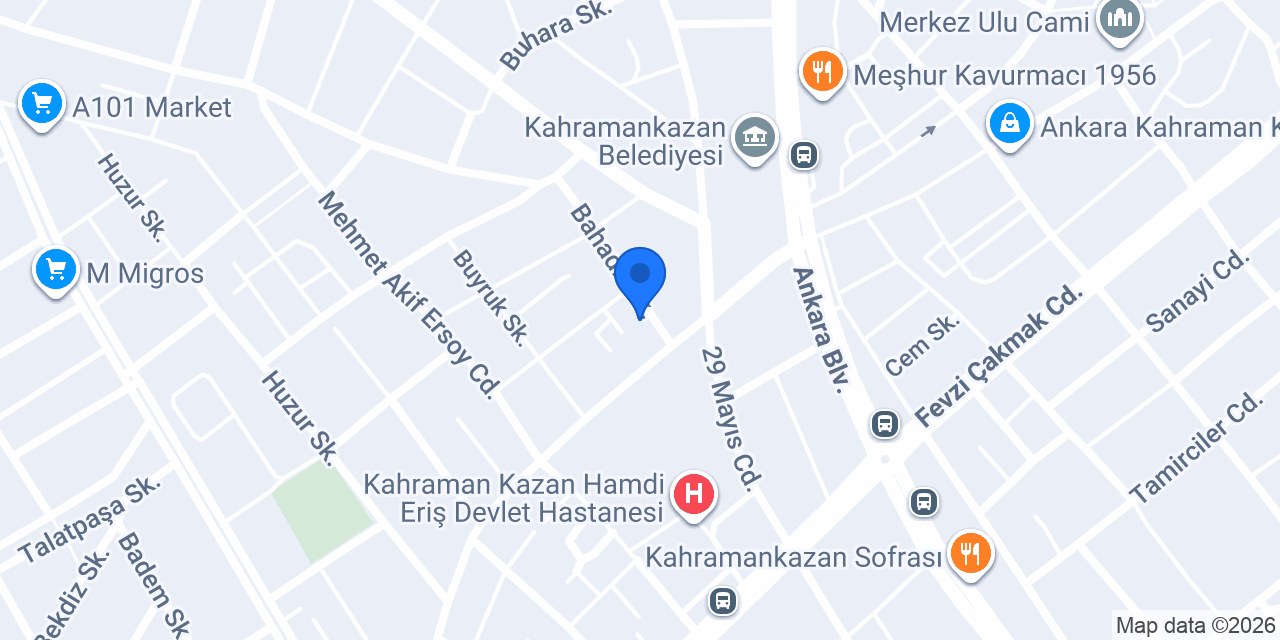 YILMAZ ANAHTAR konumu