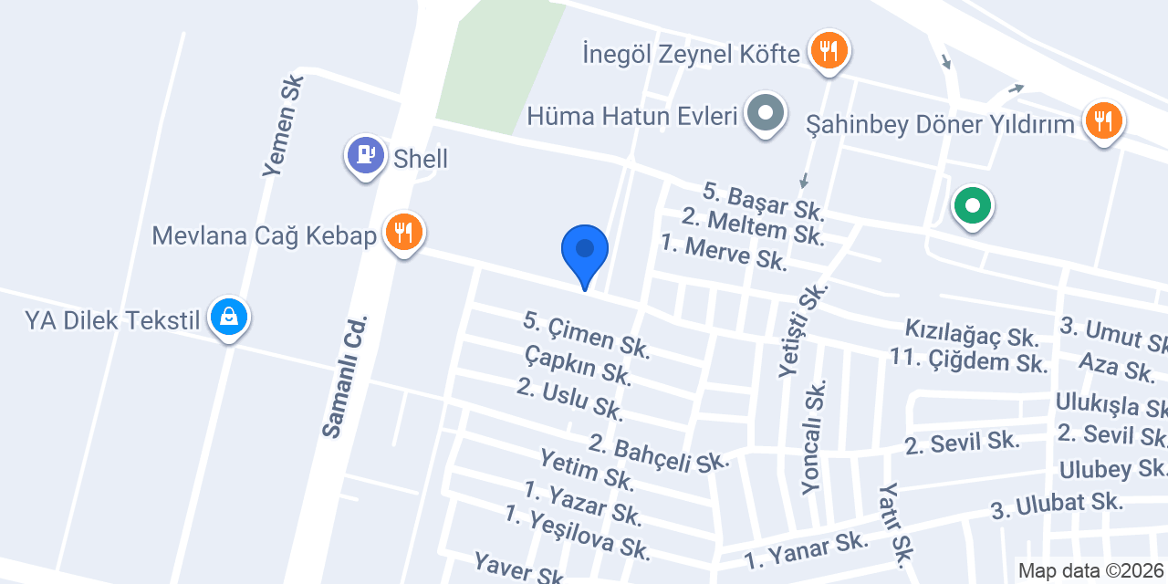 Ziyafet Çiğköfte konumu