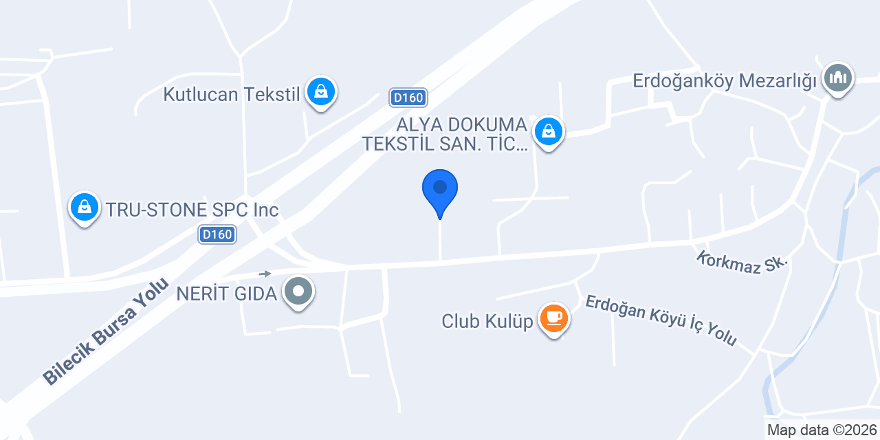 Gençhacıoğlu Tekstil A.S. konumu