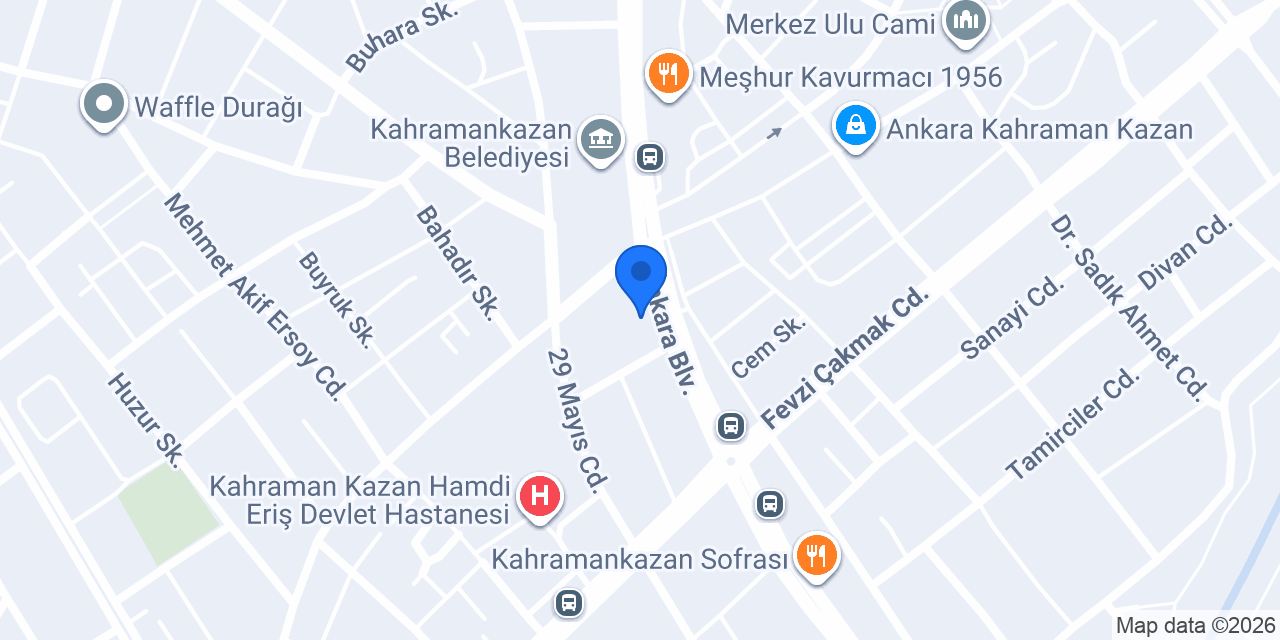 VT Şanlı Kebap konumu