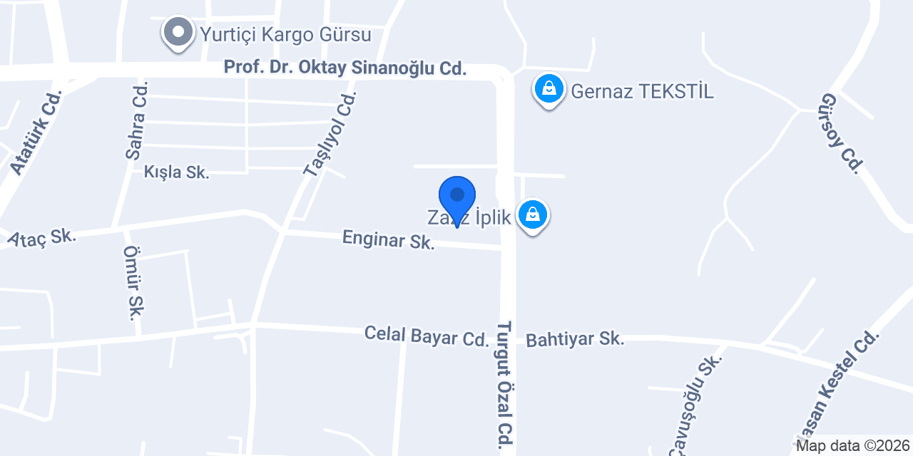 Adil Uçar Tekstil konumu