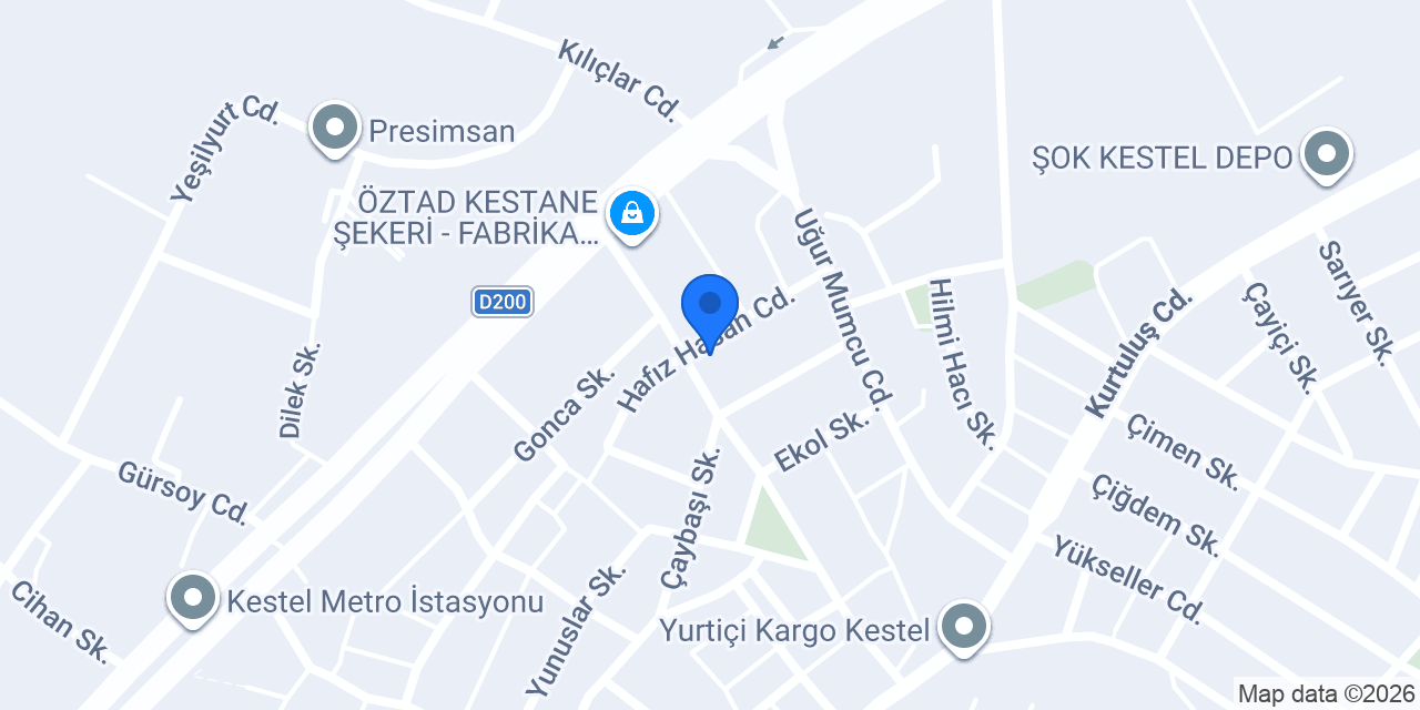 Kestel fidancılık konumu
