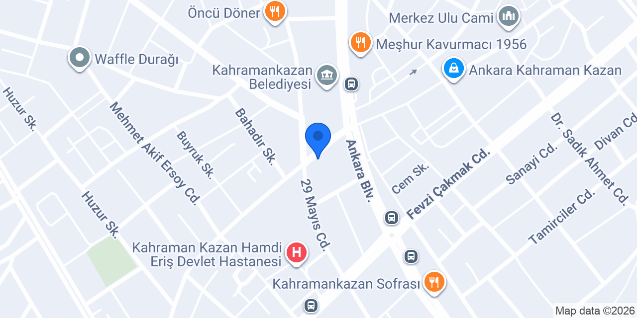 MEVA HARİTA MÜHENDİSLİK konumu
