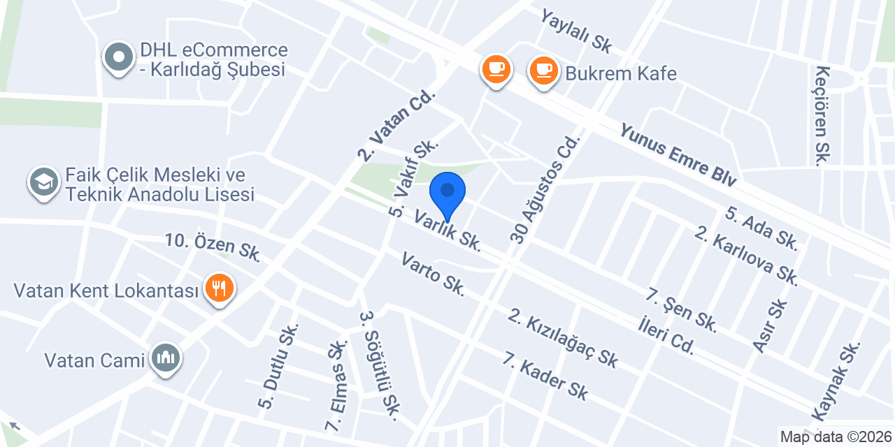 Oksijen İklimlendirme konumu