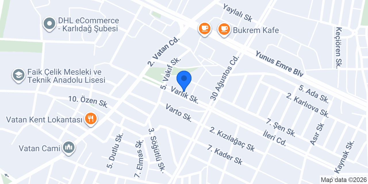 Reyyan kargo Bursa şubesi konumu