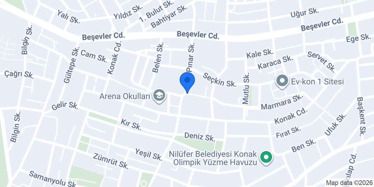 Beşevler Taksi konumu