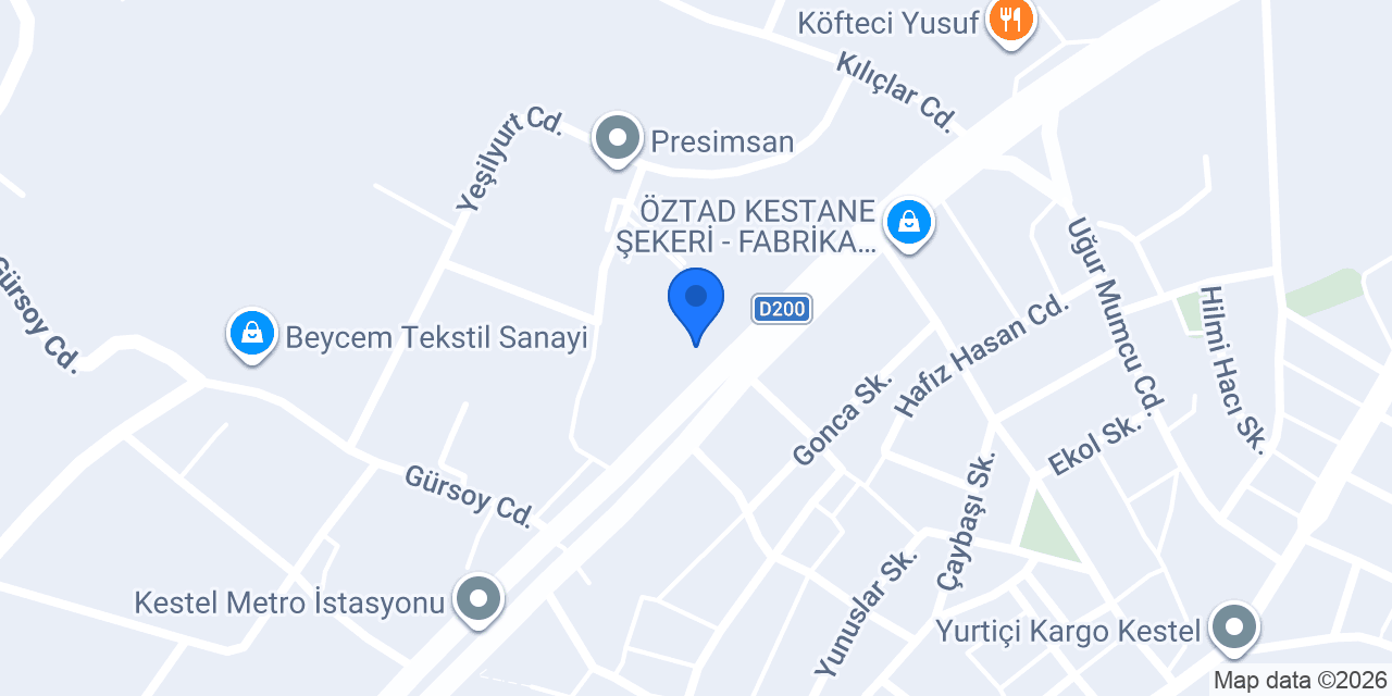 Halis Dokuma Tekstil konumu