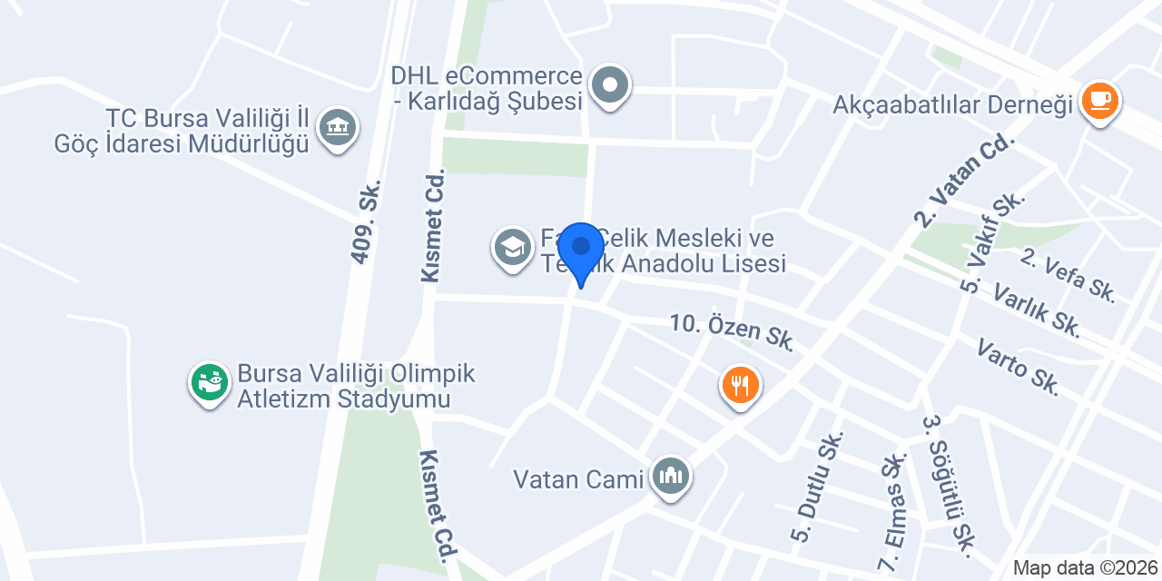 Vatan Şifa Eczanesi konumu