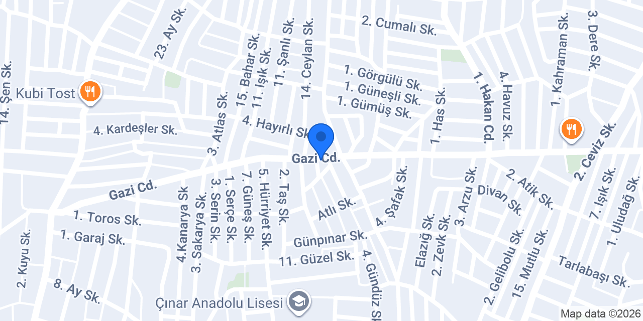 Şimal çiçekçilik konumu