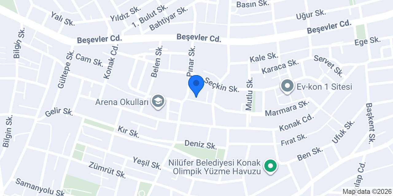Konak Mahallesi Muhtarlığı konumu